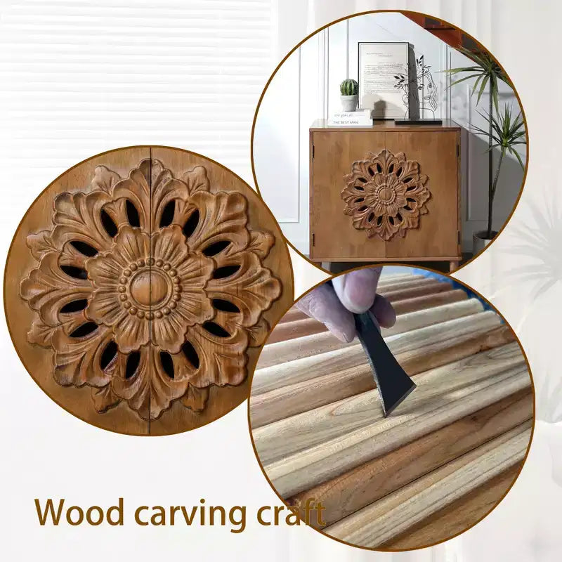 31'' Bohemian - Wooden 2-Door Cabinet