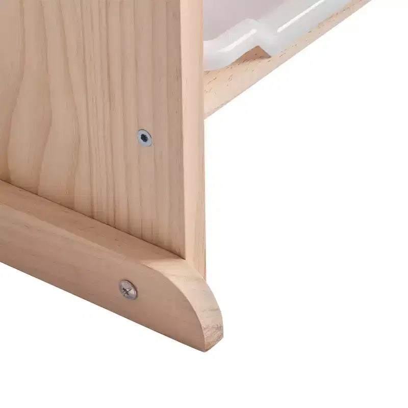 Kids Toy 12 , Wooden Toy Rack for Toddlers, Large-Capacity Playroom for Books or Toys