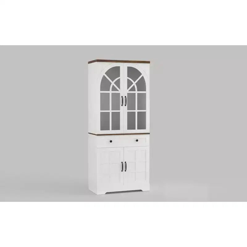 72 Height Tall Freestanding Farmhouse Kitchen Pantry Cabinet