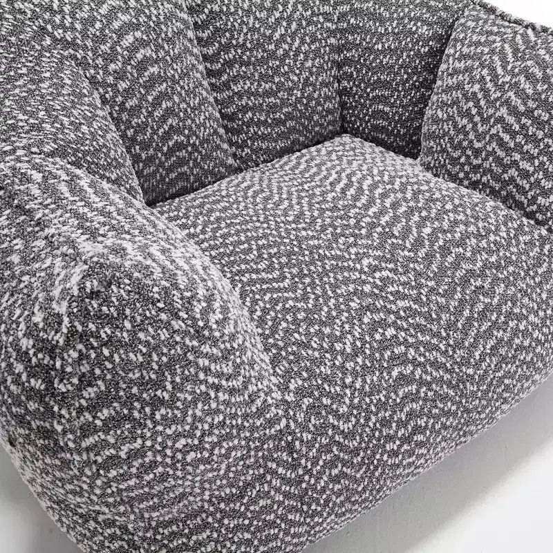 Bean Bag Chair, Soft High-Resilience Foam Floor Chair for Lasting Comfort, Lazy Sofa Chair for Living Room and Bedroom Lounging
