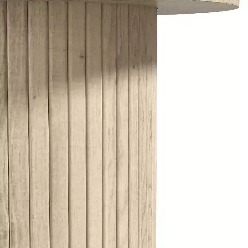 Fluted Pedestal Round End Tables 21.7 W 21.7 D 21.9 H