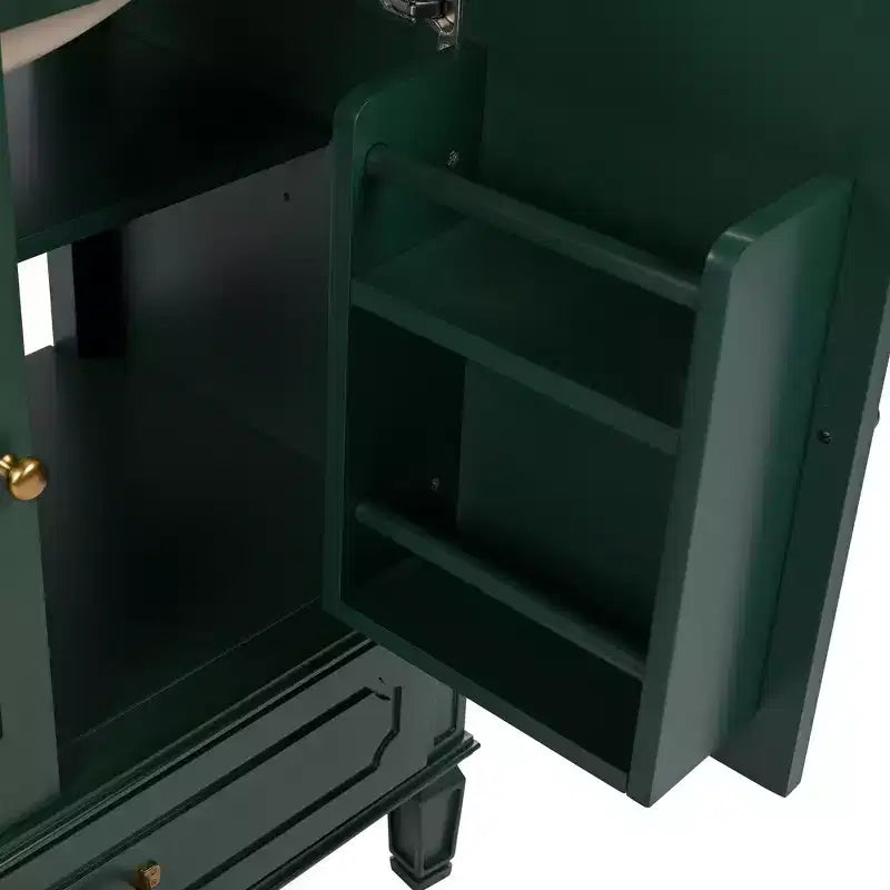 30 Bathroom Vanity Sink Combo, Bathroom storage Cabinet with Drawers and Door Shelf, Single Sink Bathroom Vanity