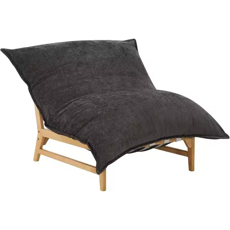 Oversized Sofa Chair, 46 Modern Accent Chair with Plush Cushion, Sofa-Style Bean Bag Lazy Lounge for Living Room