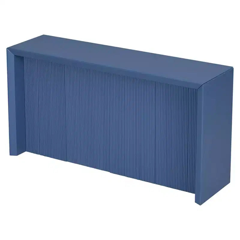 Minimalist Entryway Table with Unique Wavy Design, 59.7-Inch Modern Console Table for Living Room, Hallway, Foyer, Entrance and Bedroom
