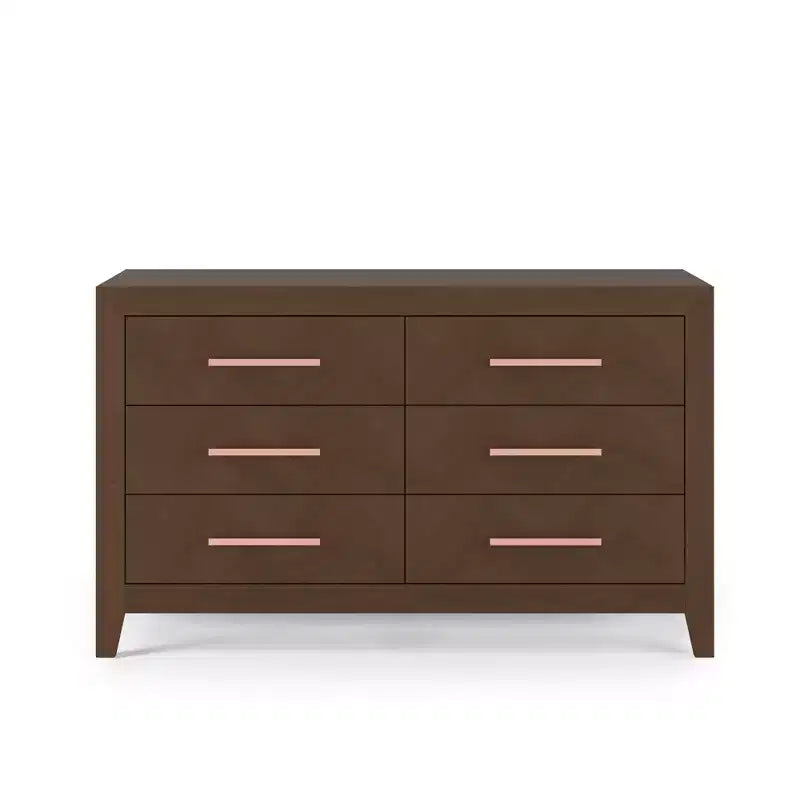 6-Drawer Dresser for Nursery or Bedroom, Plenty of Storage, Anti-Tip Kit Included to Prevent Tipping, Non-Toxic, Baby Safe Finish