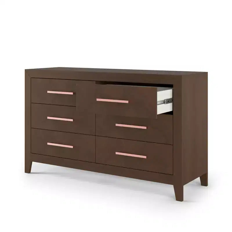 6-Drawer Dresser for Nursery or Bedroom, Plenty of Storage, Anti-Tip Kit Included to Prevent Tipping, Non-Toxic, Baby Safe Finish