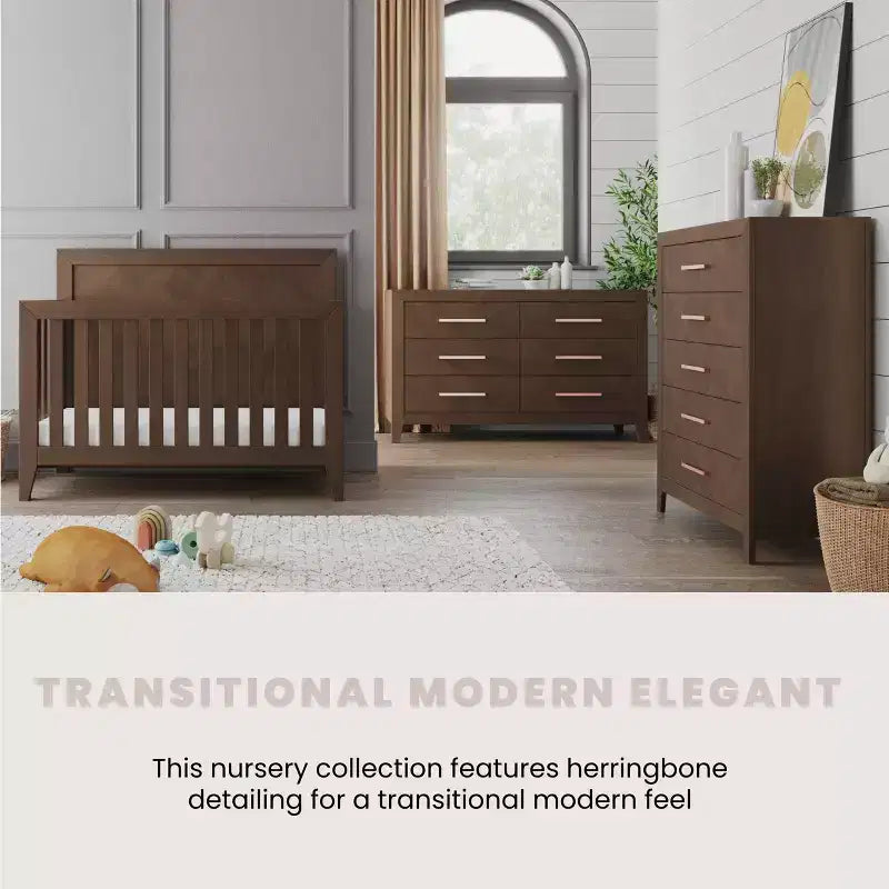 6-Drawer Dresser for Nursery or Bedroom, Plenty of Storage, Anti-Tip Kit Included to Prevent Tipping, Non-Toxic, Baby Safe Finish