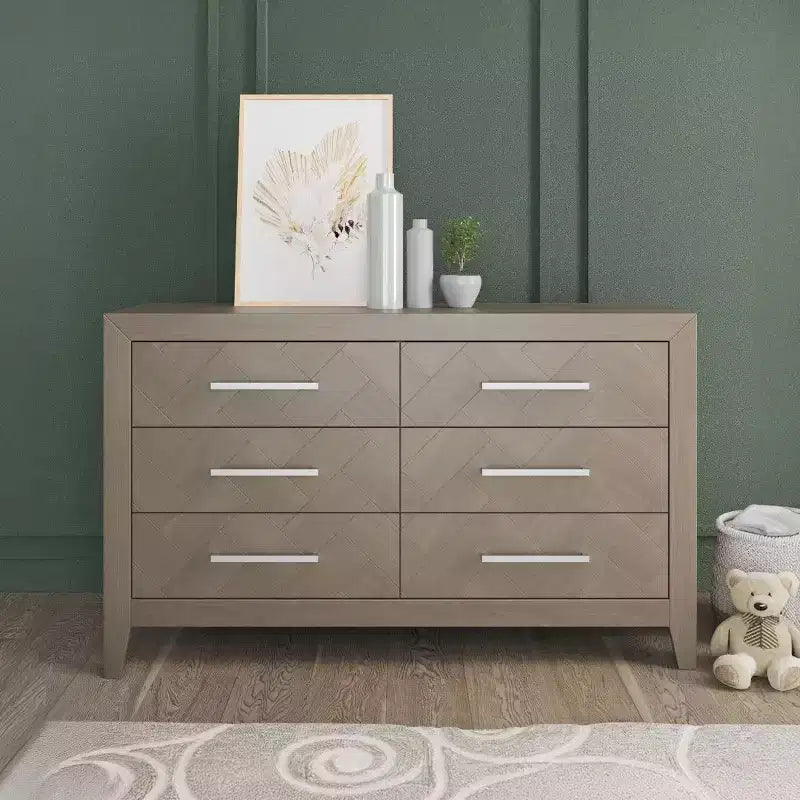 Child Craft 6-Drawer Kieran Dresser for Nursery or Bedroom, Plenty of Storage, Anti-Tip Kit Included to Prevent Tipping, Non-Toxic, Baby Safe Finish
