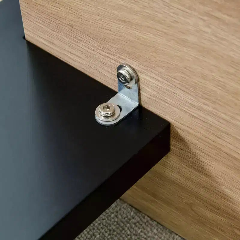Modern Coffee Table with Tenon-Mortise Structure for Small Living Room, Apartment