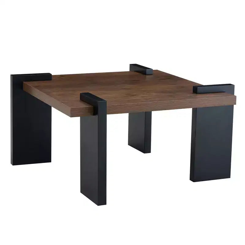 Modern Coffee Table with Tenon-Mortise Structure for Small Living Room, Apartment