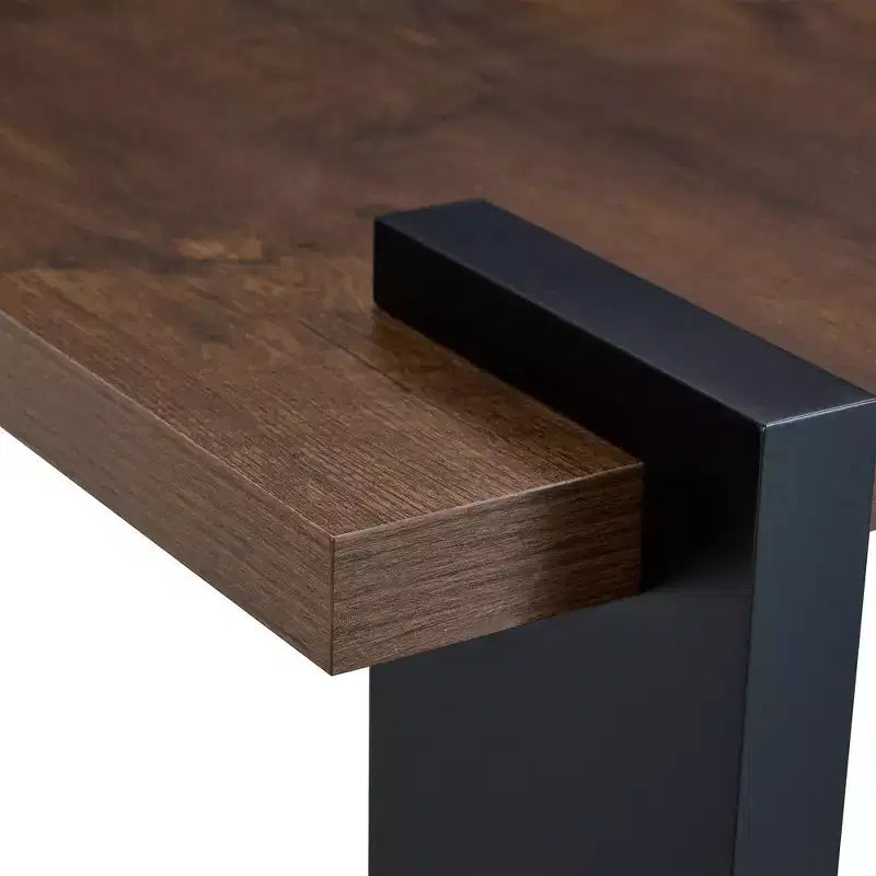 Modern Coffee Table with Tenon-Mortise Structure for Small Living Room, Apartment