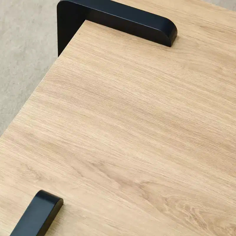 Modern Coffee Table with Tenon-Mortise Structure for Small Living Room, Apartment