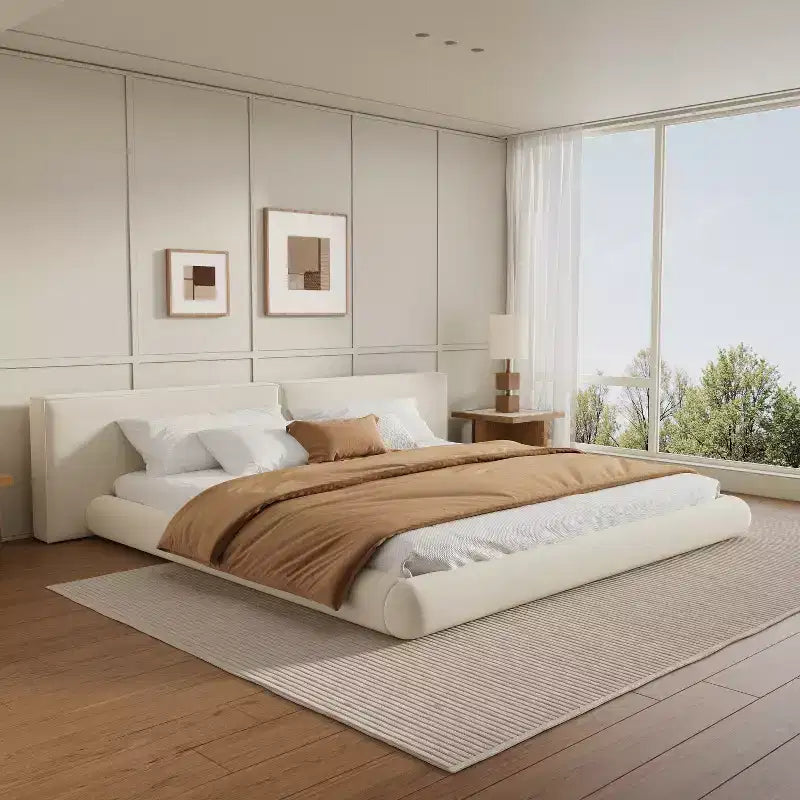 Platform Bed with Oversized Headboard