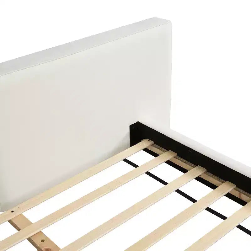 Platform Bed with Oversized Headboard