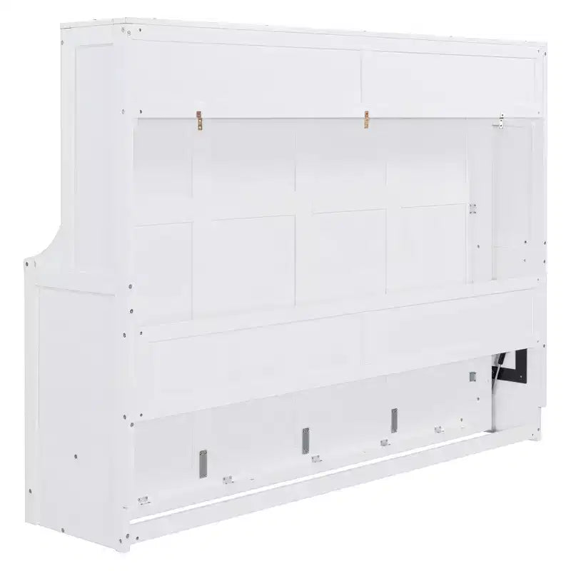 Queen Size Modern Murphy Bed with Hydraulic Lift and Desk