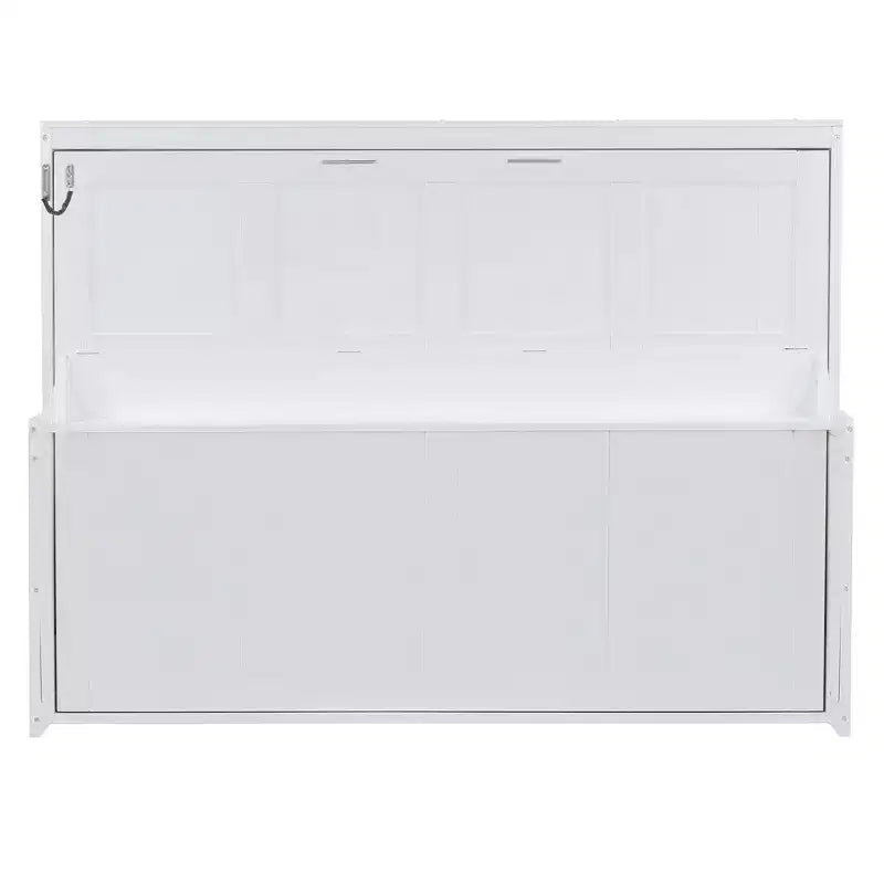 Queen Size Modern Murphy Bed with Hydraulic Lift and Desk