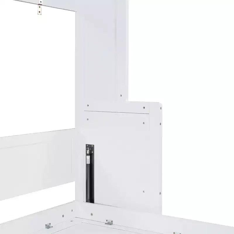 Queen Size Modern Murphy Bed with Hydraulic Lift and Desk