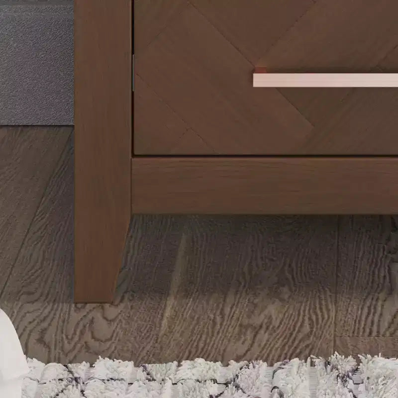 Kieran 2 Drawer Nightstand for Nursery or Bedroom, Large Storage Drawers, Made of Sturdy Pinewood, Non-Toxic, Baby Safe Finish