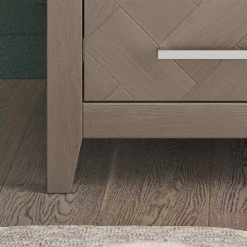 Kieran 2 Drawer Nightstand for Nursery or Bedroom, Large Storage Drawers, Made of Sturdy Pinewood, Non-Toxic, Baby Safe Finish