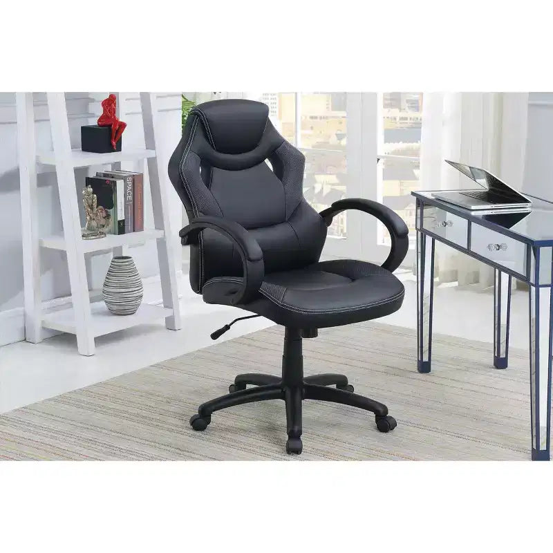 Swivel Gaming Chair with Adjustable Height&Wheels,Ergonomics Office Chairs Video Game Chaise for Office&Home,Upholstery Leisure Chair
