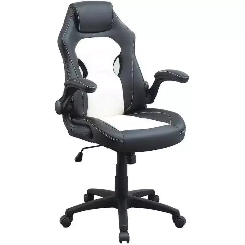 Swivel Gaming Chair with Adjustable Height&Wheels,Ergonomics Office Chairs Video Game Chaise for Office&Home,Upholstery Leisure Chair
